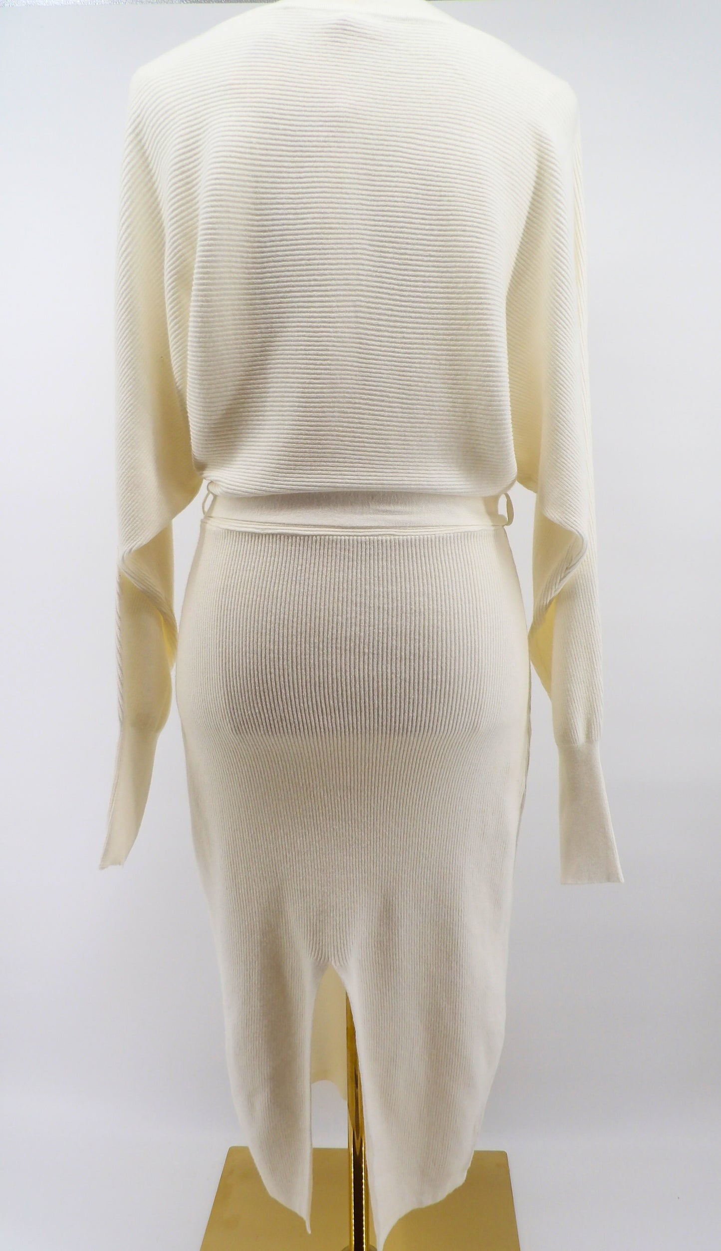 RIBBED BODYCON MIDI DRESS