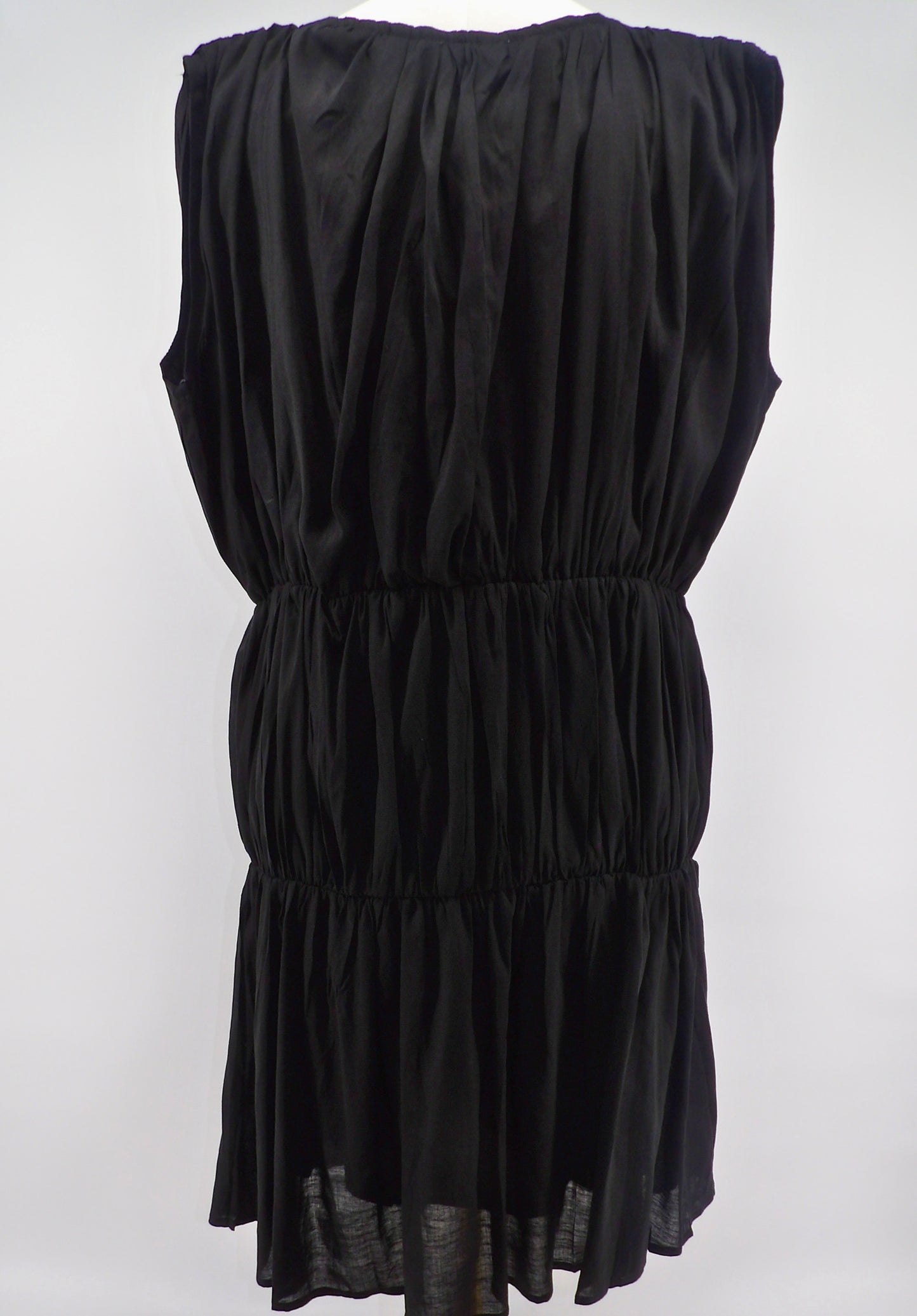 TIERED TUNIC MINI DRESS