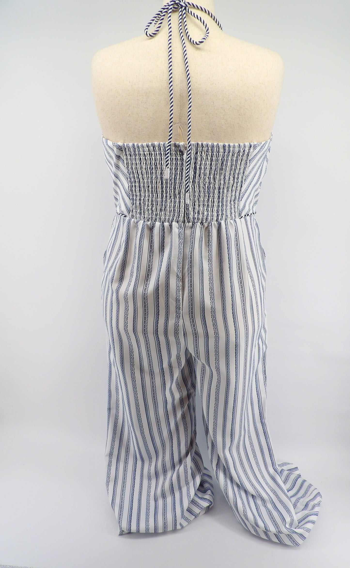CURVY STRIPES WIDE LEG JUMPSUIT