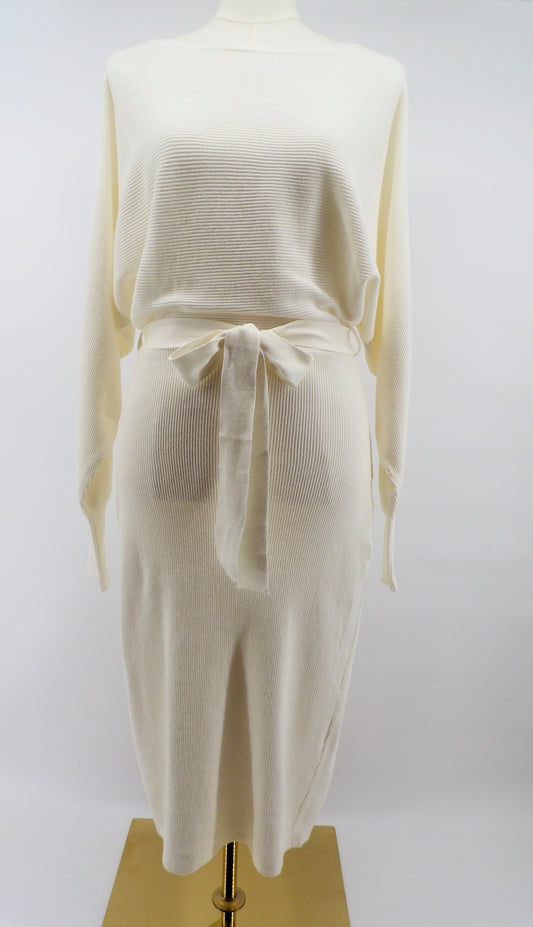 RIBBED BODYCON MIDI DRESS