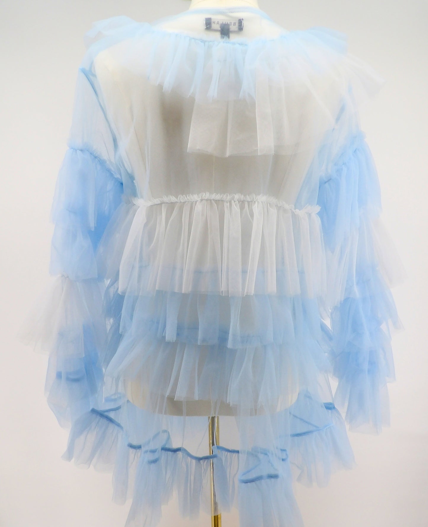TIERED RUFFLE TUNIC TOP