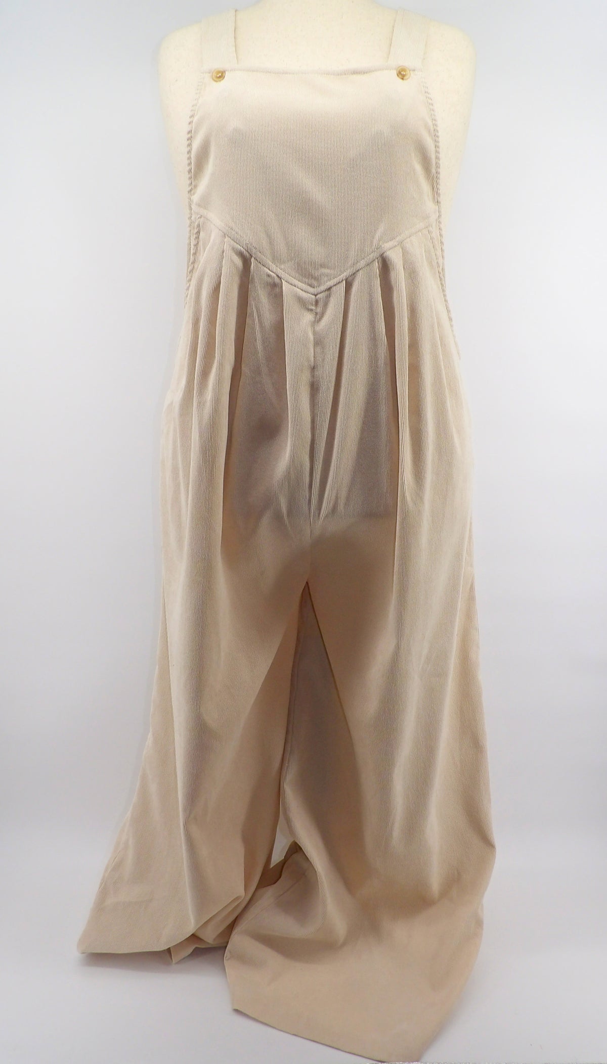 CURVY WIDE LEG CORDUROY JUMPSUIT