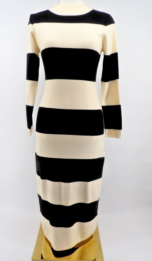 COLORBLOCK BODYCON MAXI DRESS