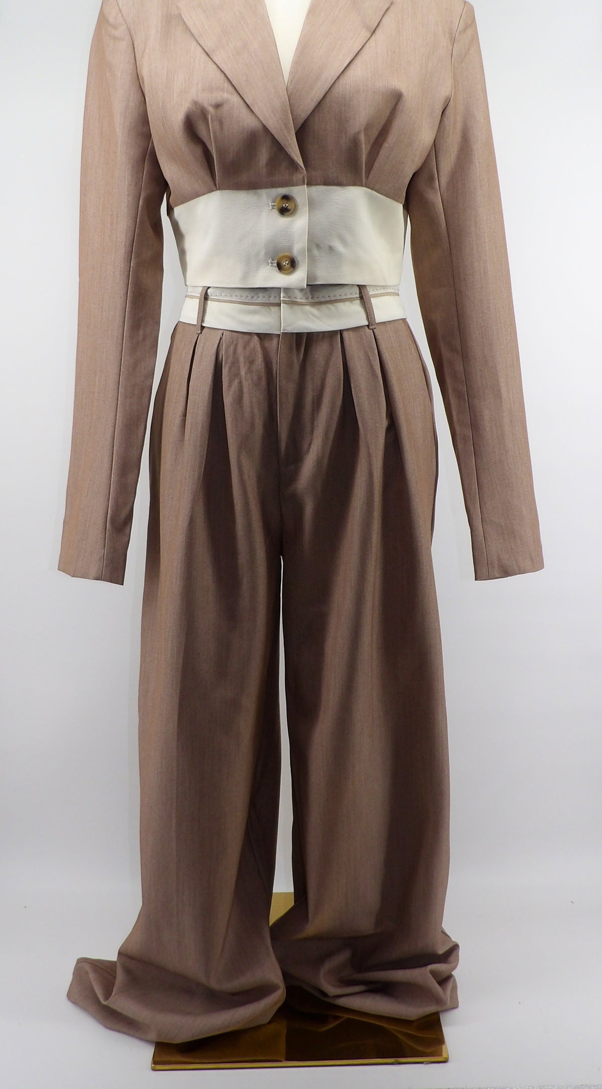TOP & PANTS COLOR BLOCK SET