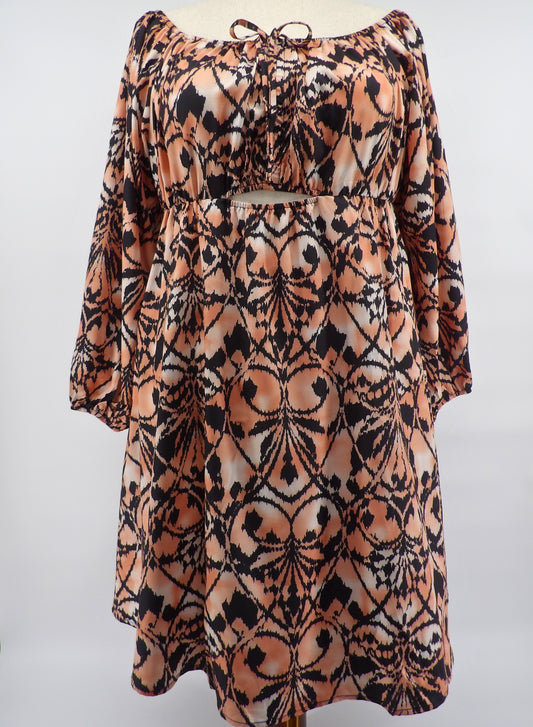 CURVY CUT OUT MIDI DRESS