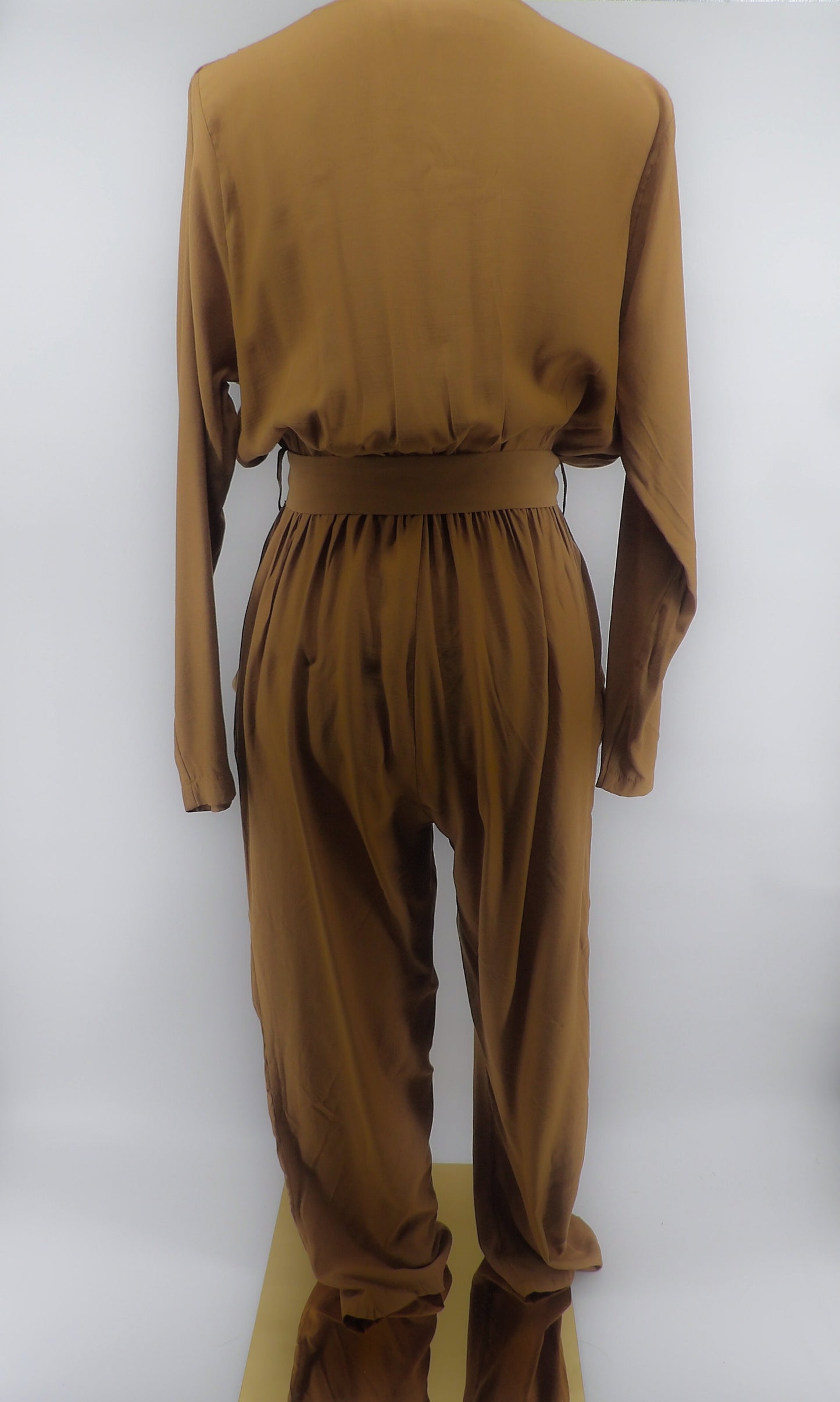 FRONT POCKET BELTED JUMPSUIT