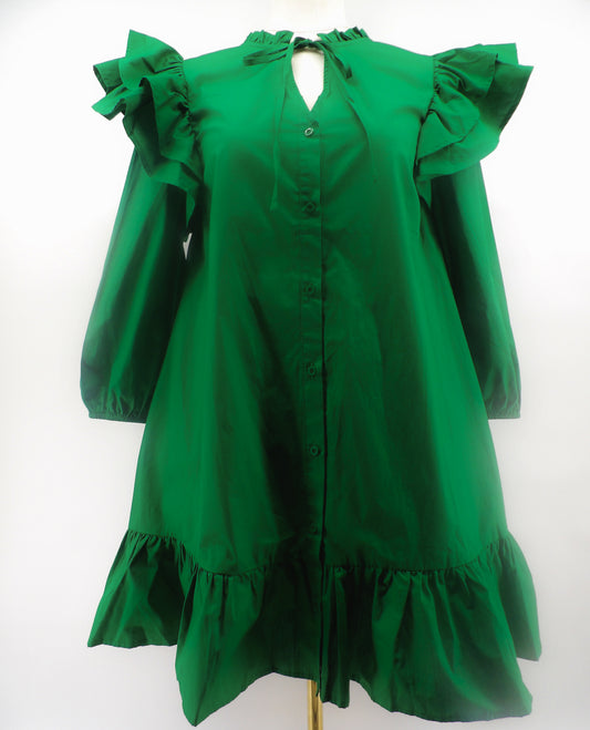 RUFFLE MINI DRESS