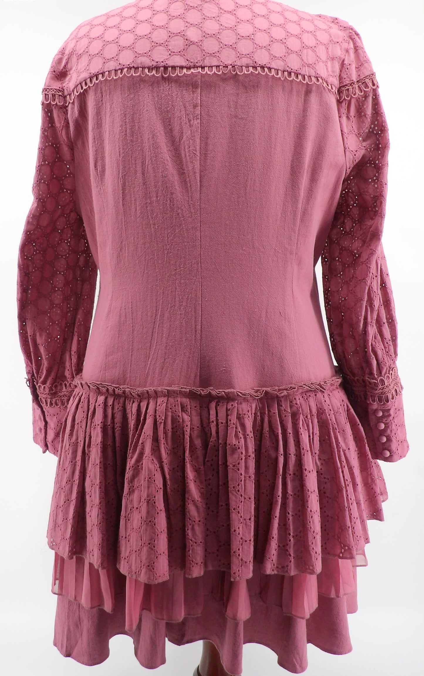CURVY RUFFLE TIERED MINI DRESS